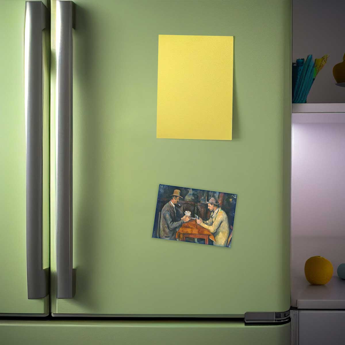 Fridge Magnet Cézanne Card Players